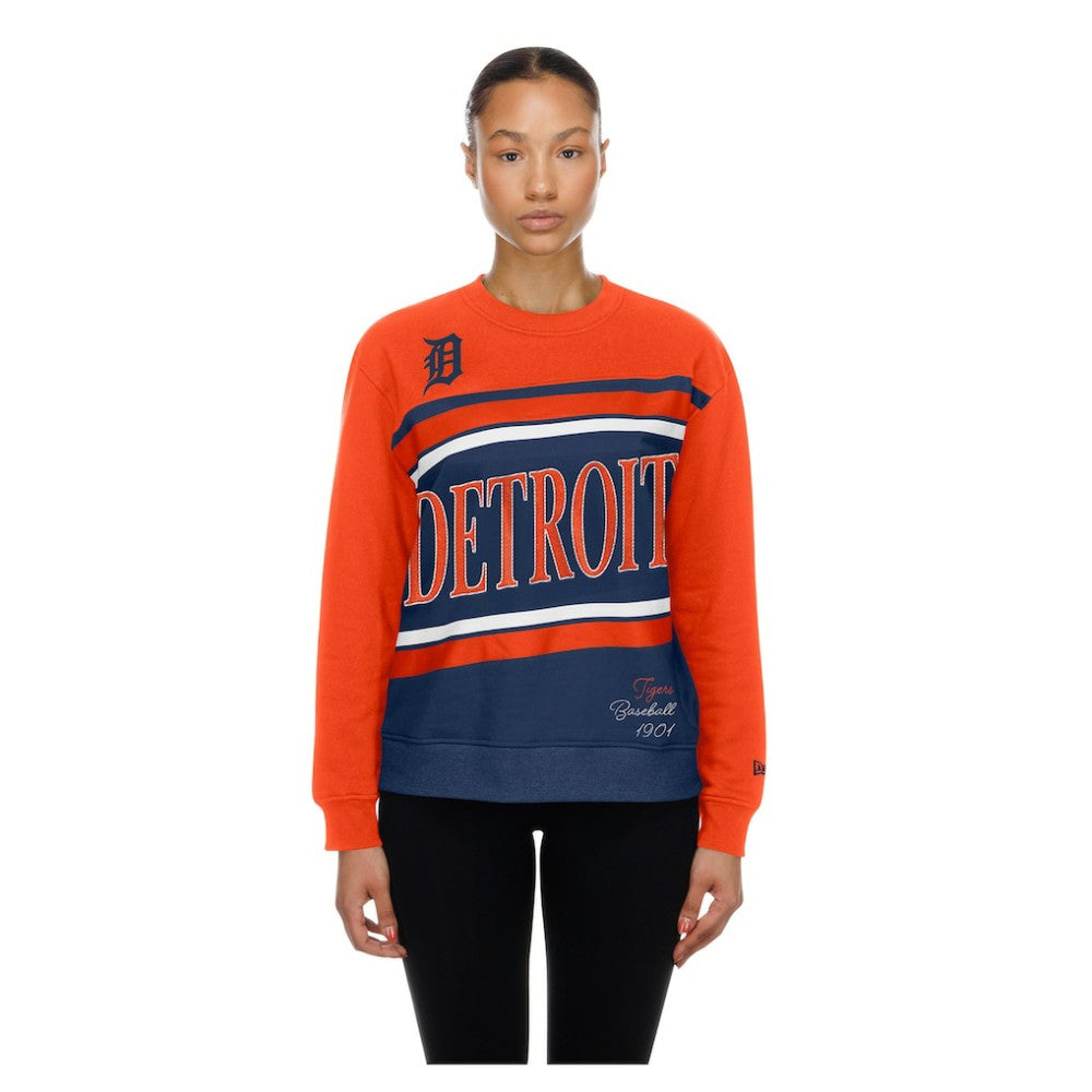 Detroit Tigers New Era Women's Gameday Fleece Sweatshirt - MLB Sweatshirts