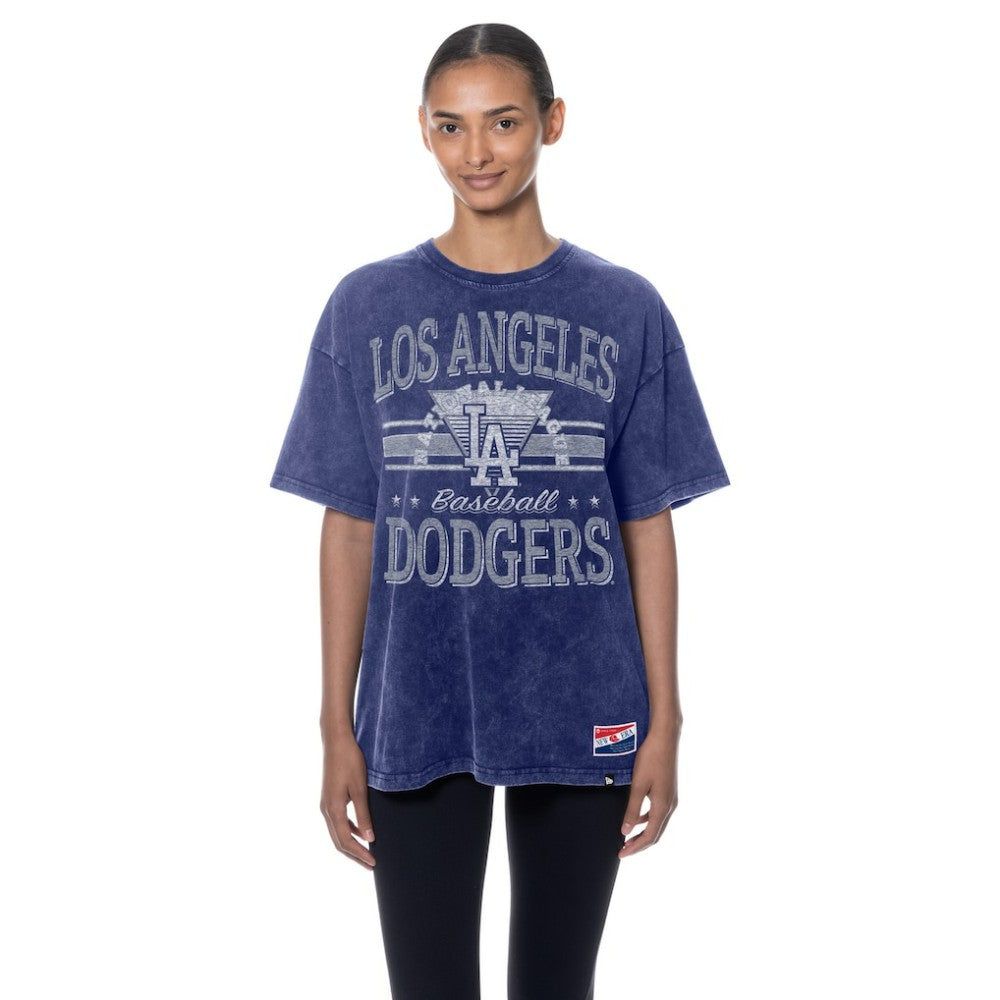 Los Angeles Dodgers New Era Women's Oversized Boyfriend T-Shirt - MLB T-shirts
