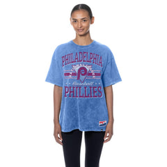 Philadelphia Phillies New Era Women's Oversized Boyfriend T-Shirt - MLB T-shirts