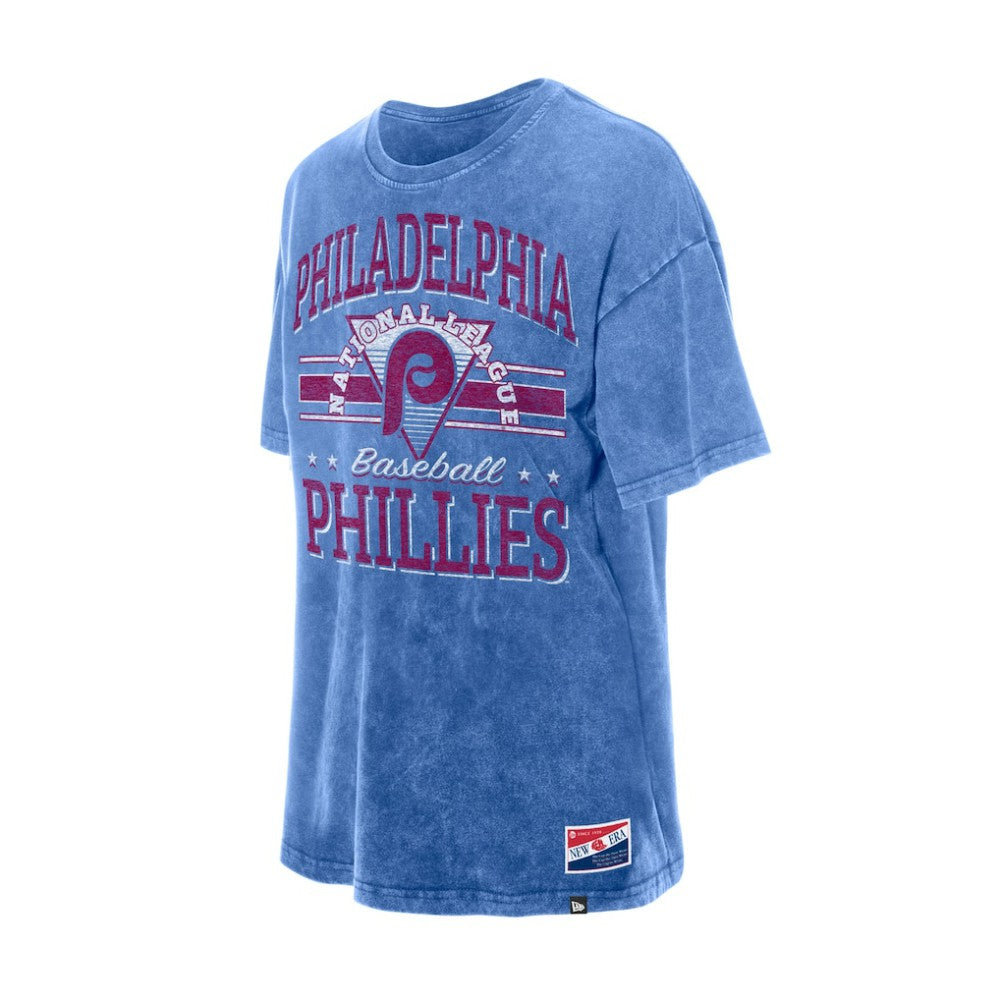 Philadelphia Phillies New Era Women's Oversized Boyfriend T-Shirt - MLB T-shirts