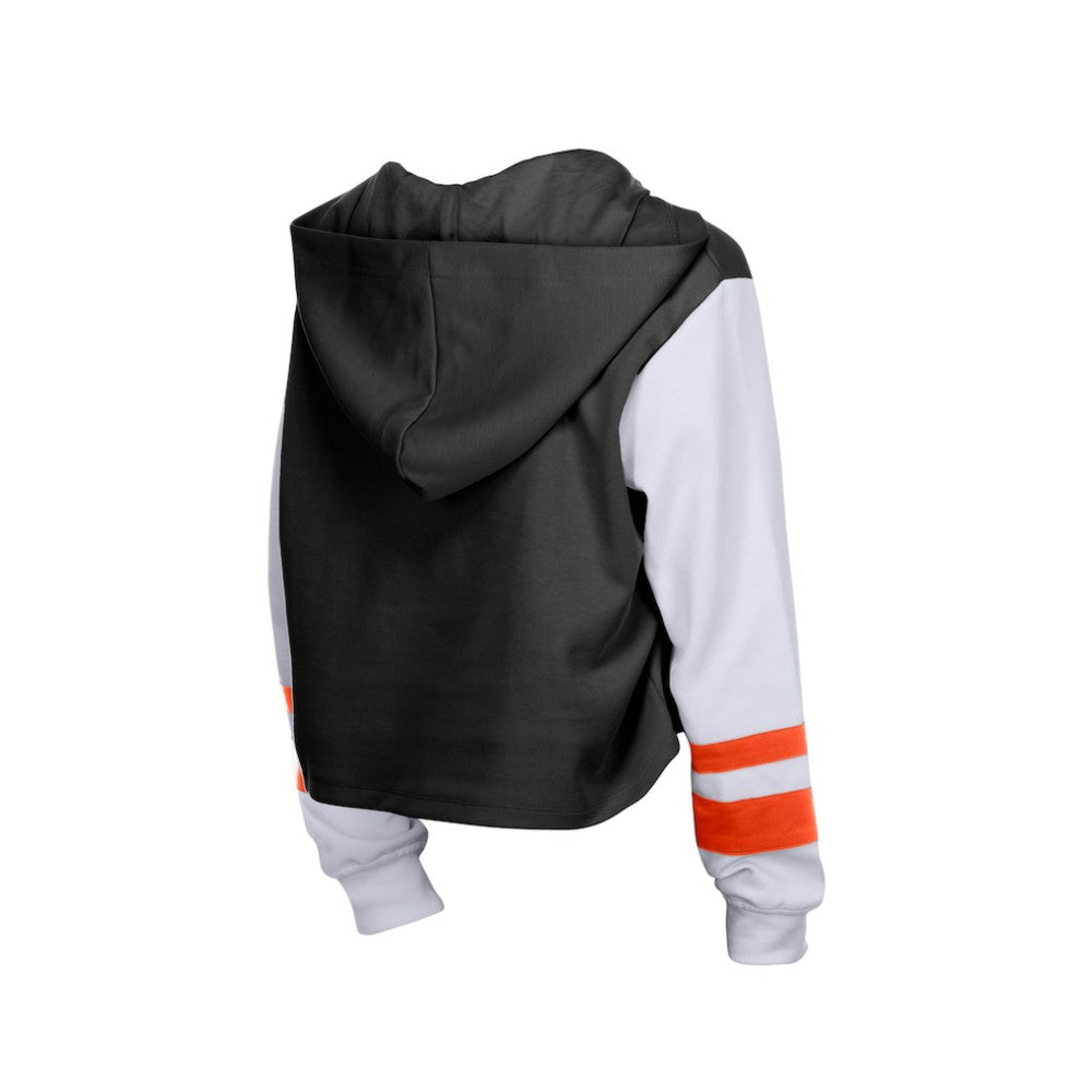 San Francisco Giants New Era Women's Boxy Lace-Up Hoodie - MLB Hoodies