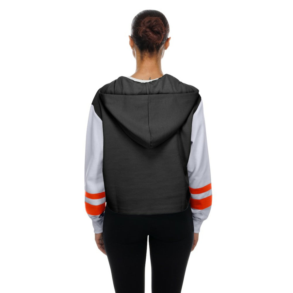 Baltimore Orioles New Era Women's Boxy Lace-Up Hoodie - MLB Hoodies