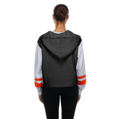 Baltimore Orioles New Era Women's Boxy Lace-Up Hoodie - MLB Hoodies
