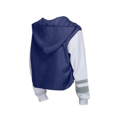 Los Angeles Dodgers New Era Women's Boxy Lace-Up Hoodie - MLB Hoodies
