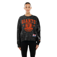 San Francisco Giants New Era Women's Throwback Oversized Boxy Sweatshirt - MLB Sweatshirts