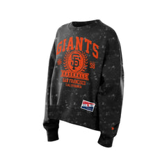 San Francisco Giants New Era Women's Throwback Oversized Boxy Sweatshirt - MLB Sweatshirts