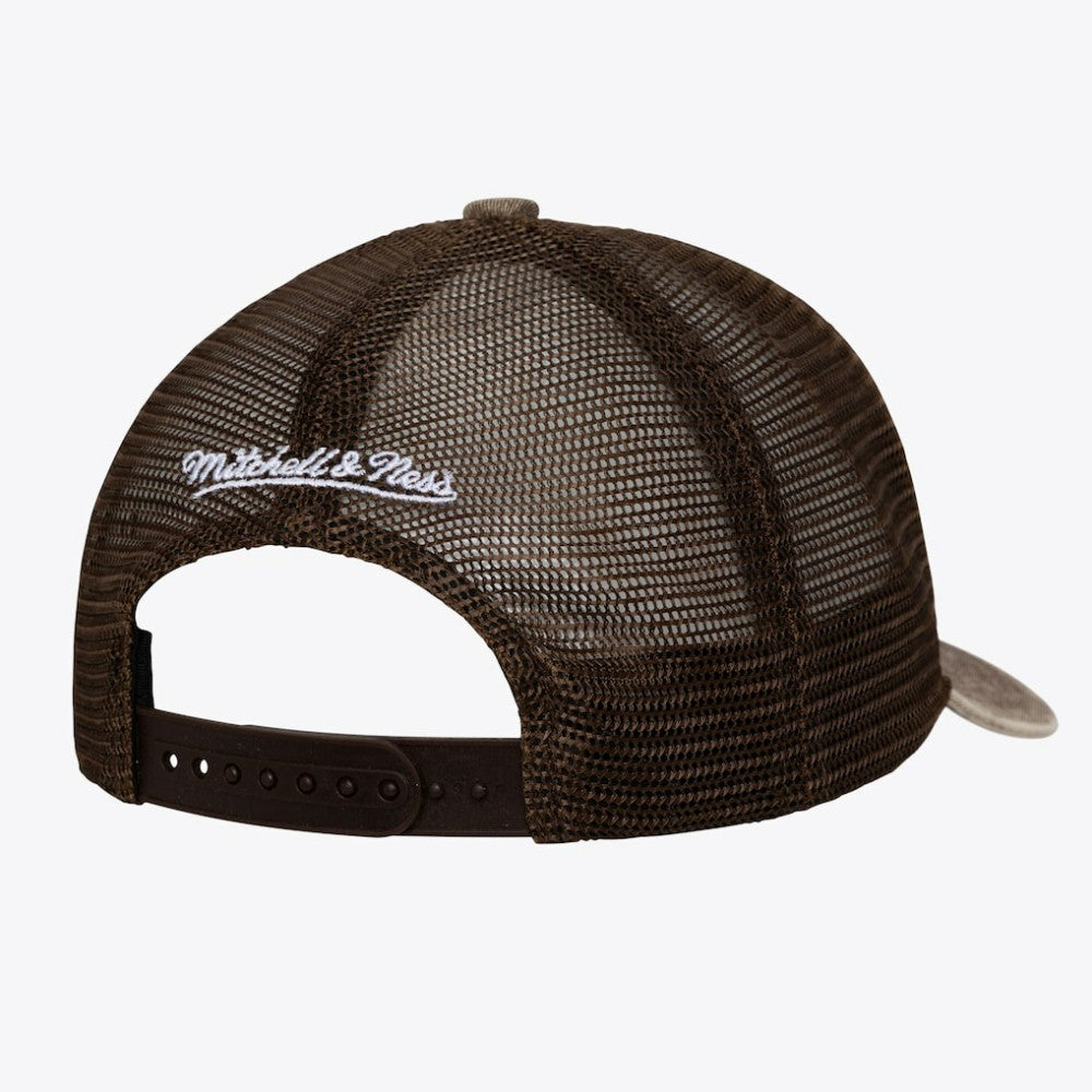 San Diego Padres Mitchell & Ness Unisex Cooperstown Gameday Adjustable Trucker Hat - MLB Hats