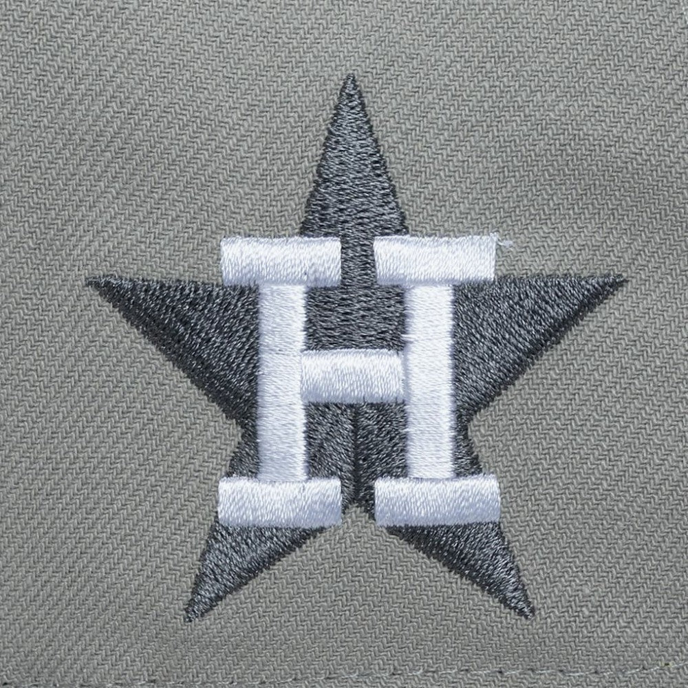 Houston Astros Mitchell & Ness Cooperstown Thunderstorm Head Coach Pro-Crown Adjustable Hat - MLB Hats