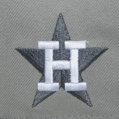 Houston Astros Mitchell & Ness Cooperstown Thunderstorm Head Coach Pro-Crown Adjustable Hat - MLB Hats