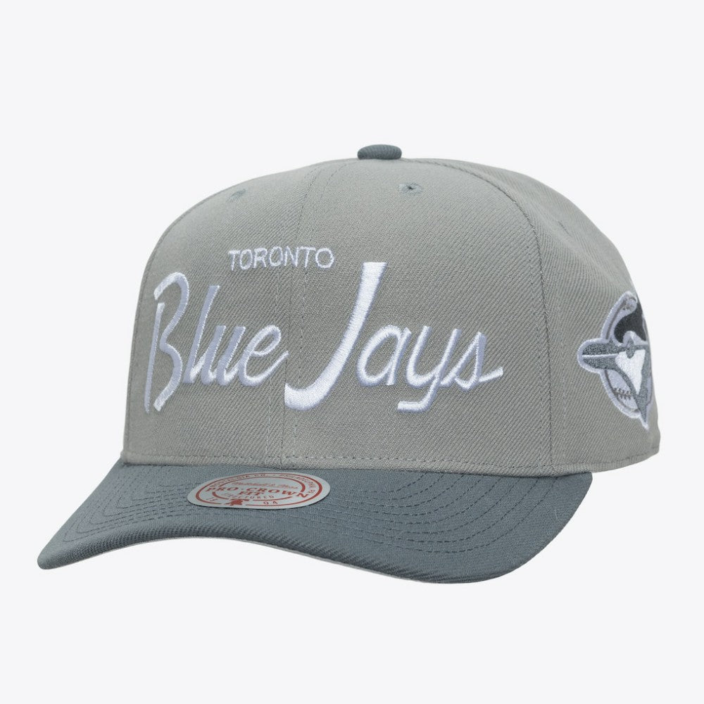 Toronto Blue Jays Mitchell & Ness Cooperstown Thunderstorm Head Coach Pro-Crown Adjustable Hat - MLB Hats
