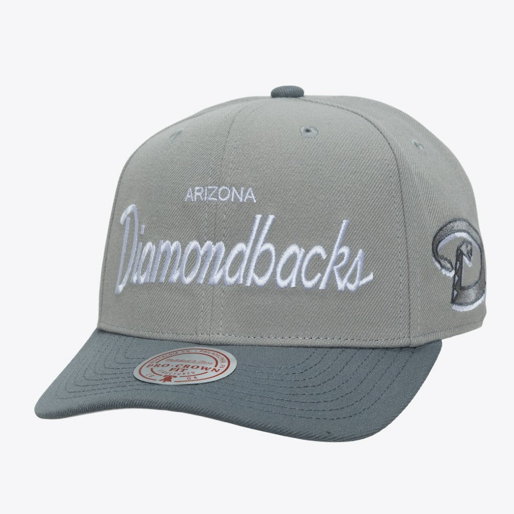 Arizona Diamondbacks Mitchell & Ness Cooperstown Thunderstorm Head Coach Pro-Crown Adjustable Hat - MLB Hats