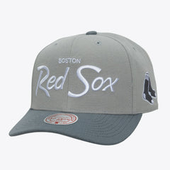 Boston Red Sox Mitchell & Ness Thunderstorm Head Coach Pro-Crown Adjustable Hat - MLB Hats