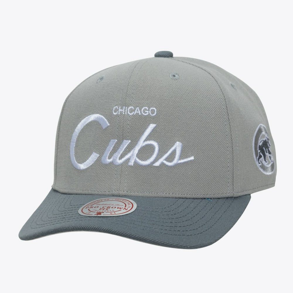 Chicago Cubs Mitchell & Ness Thunderstorm Head Coach Pro-Crown Adjustable Hat - MLB Hats