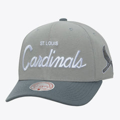 St. Louis Cardinals Mitchell & Ness Thunderstorm Head Coach Pro-Crown Adjustable Hat - MLB Hats