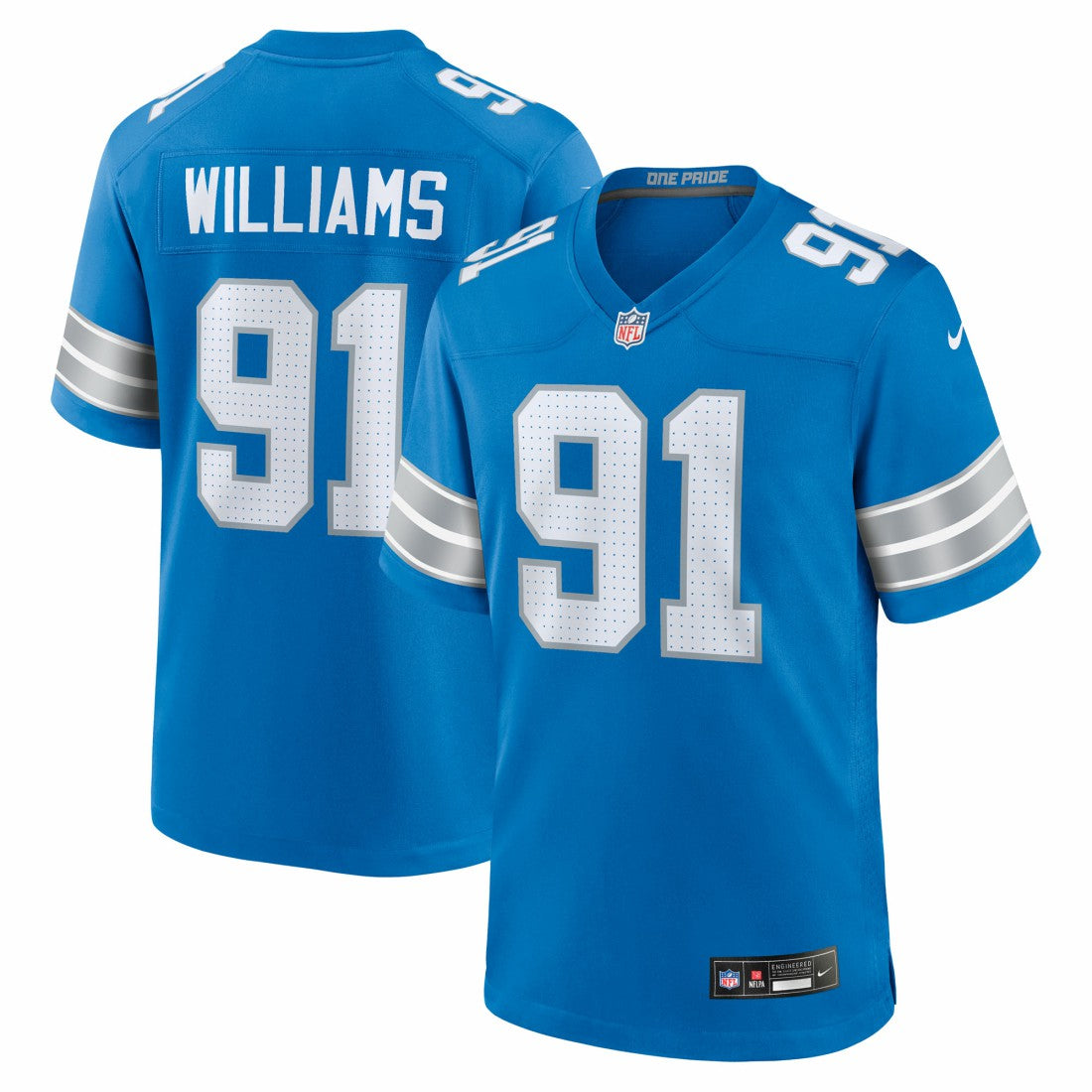 Detroit Lions Tyleik Williams  Team Game Jersey | NFL US