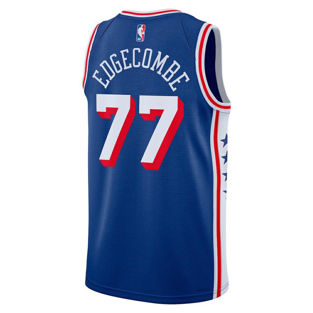 Royal V. J. Edgecombe Philadelphia 76ers Unisex 2025 NBA Draft First Round Pick Swingman Jersey | NBA