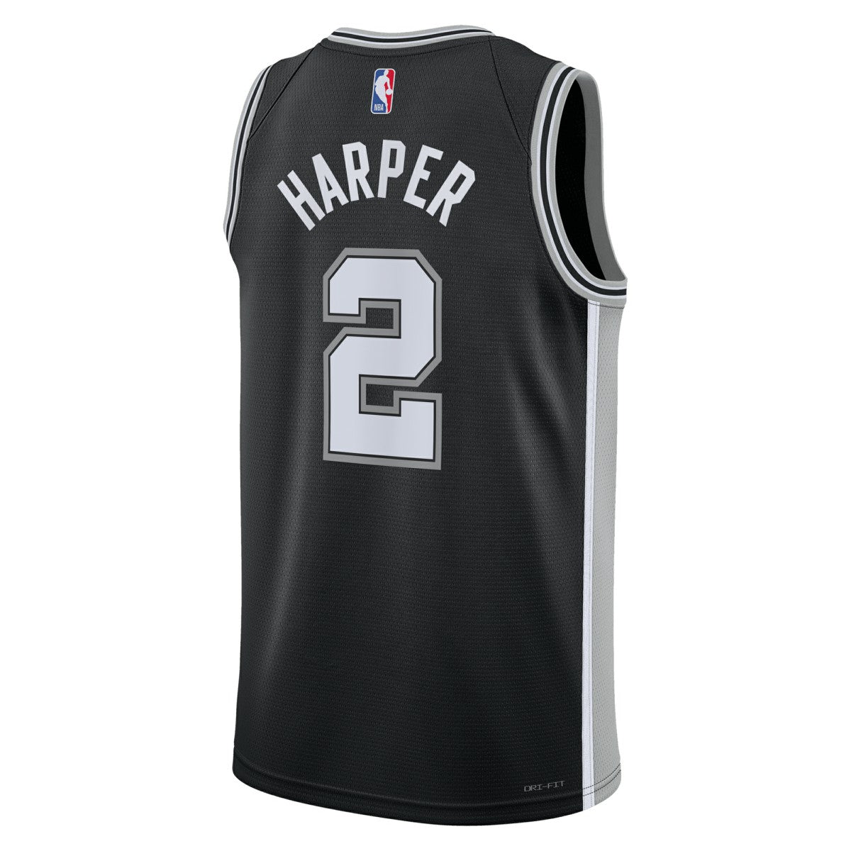 Black Dylan Harper San Antonio Spurs Unisex 2025 NBA Draft First Round Pick Swingman Jersey | NBA