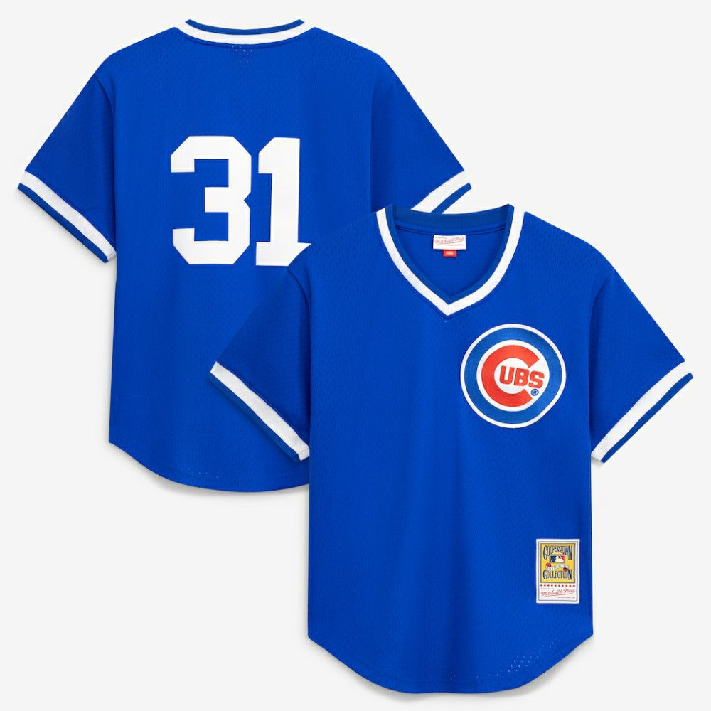Greg Maddux Chicago Cubs Mitchell & Ness Authentic Batting Practice Jersey - MLB Jerseys