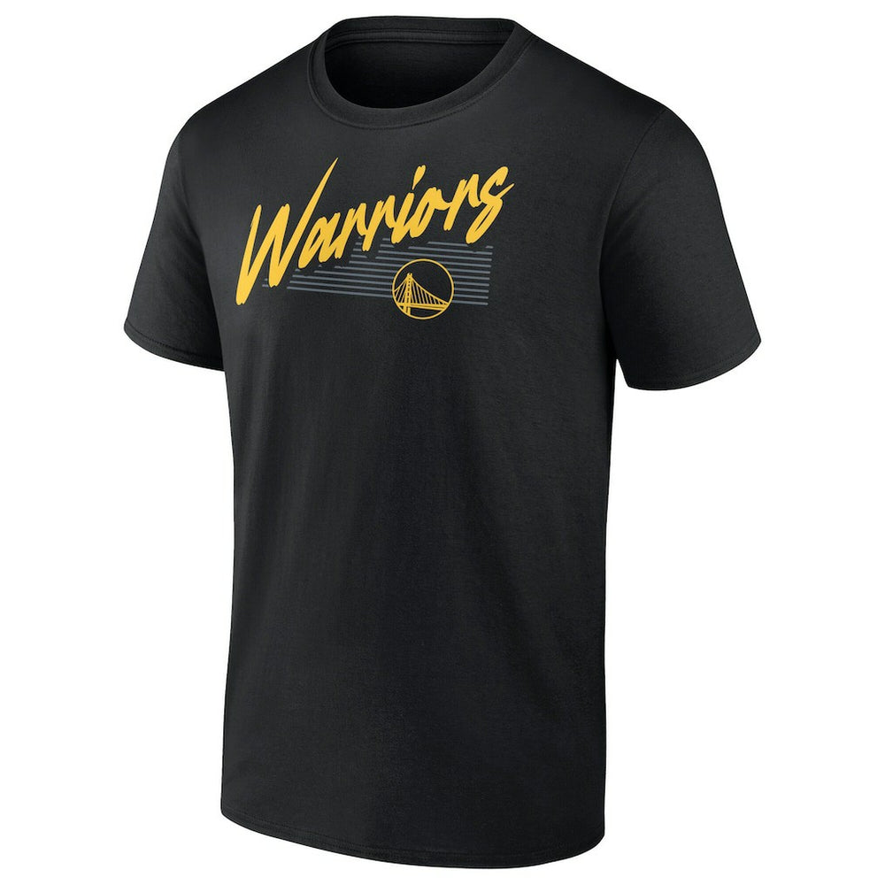 Black Golden State Warriors Color Block Slant Quick Strike T-Shirt sale | NBA