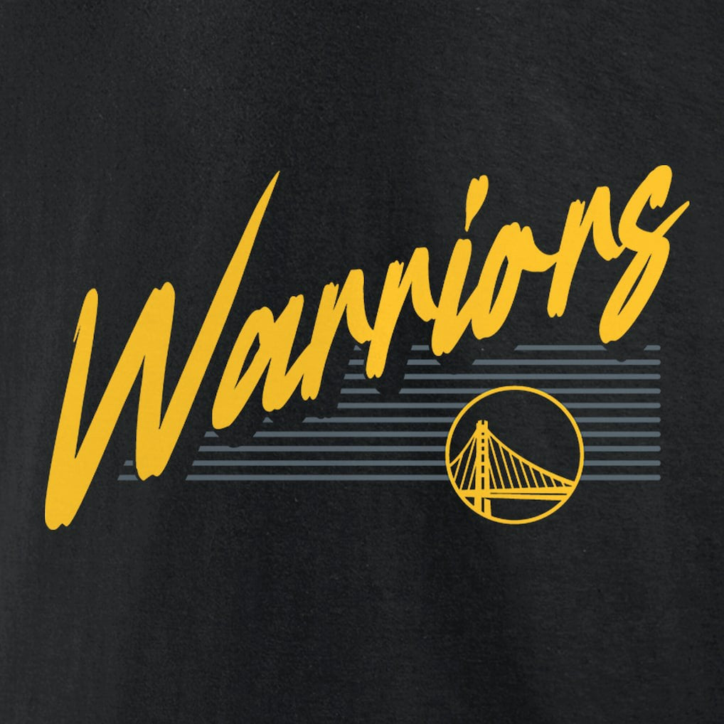 Black Golden State Warriors Color Block Slant Quick Strike T-Shirt sale | NBA