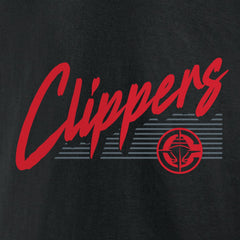 Black LA Clippers Color Block Slant Quick Strike T-Shirt | NBA