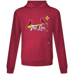 St. Louis Cardinals Levelwear City Connect Relay Core Logo Pullover Hoodie - MLB Hoodies