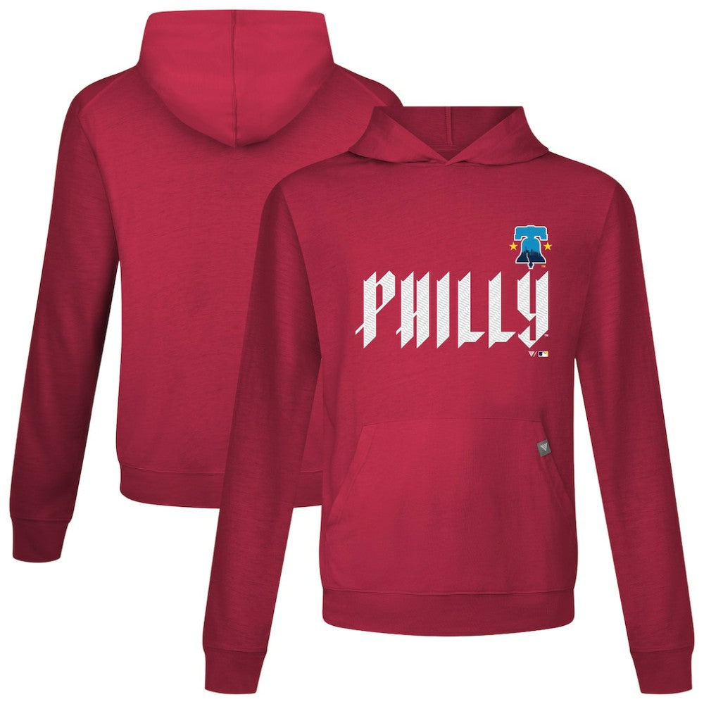 Philadelphia Phillies Levelwear City Connect Relay Core Logo Pullover Hoodie - MLB Hoodies
