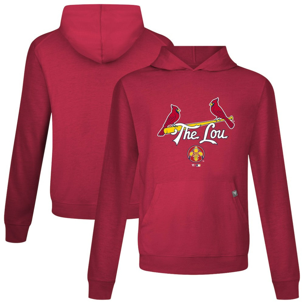 St. Louis Cardinals Levelwear City Connect Relay Back Splash Pullover Hoodie - MLB Hoodies