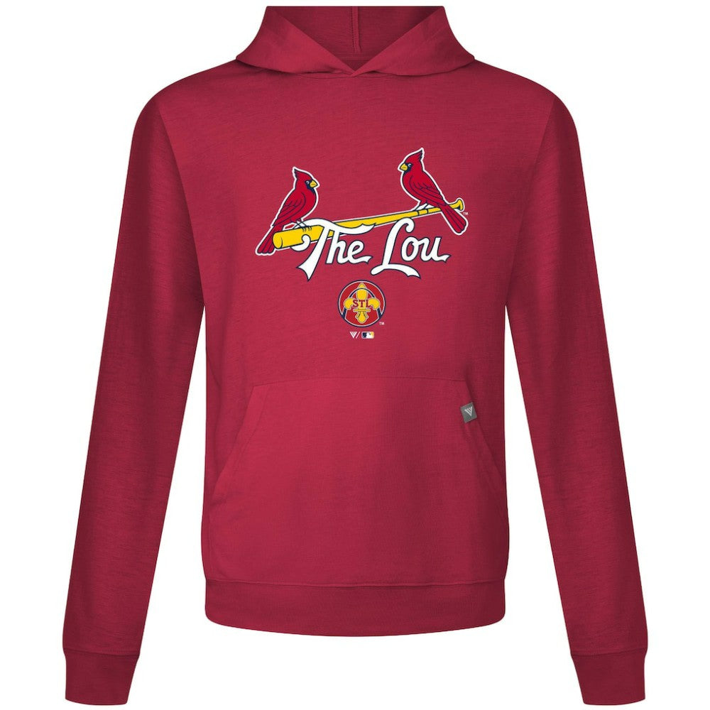 St. Louis Cardinals Levelwear City Connect Relay Back Splash Pullover Hoodie - MLB Hoodies
