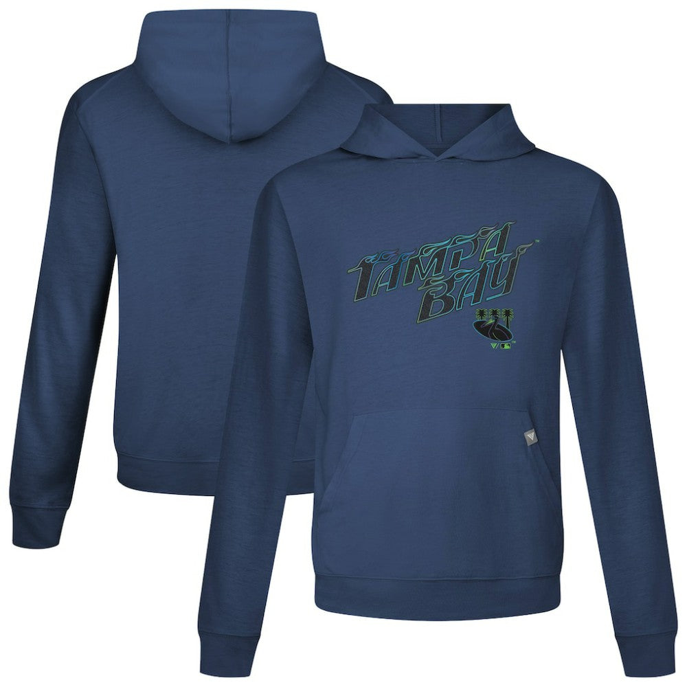 Tampa Bay Rays Levelwear City Connect Relay Back Splash Pullover Hoodie - MLB Hoodies