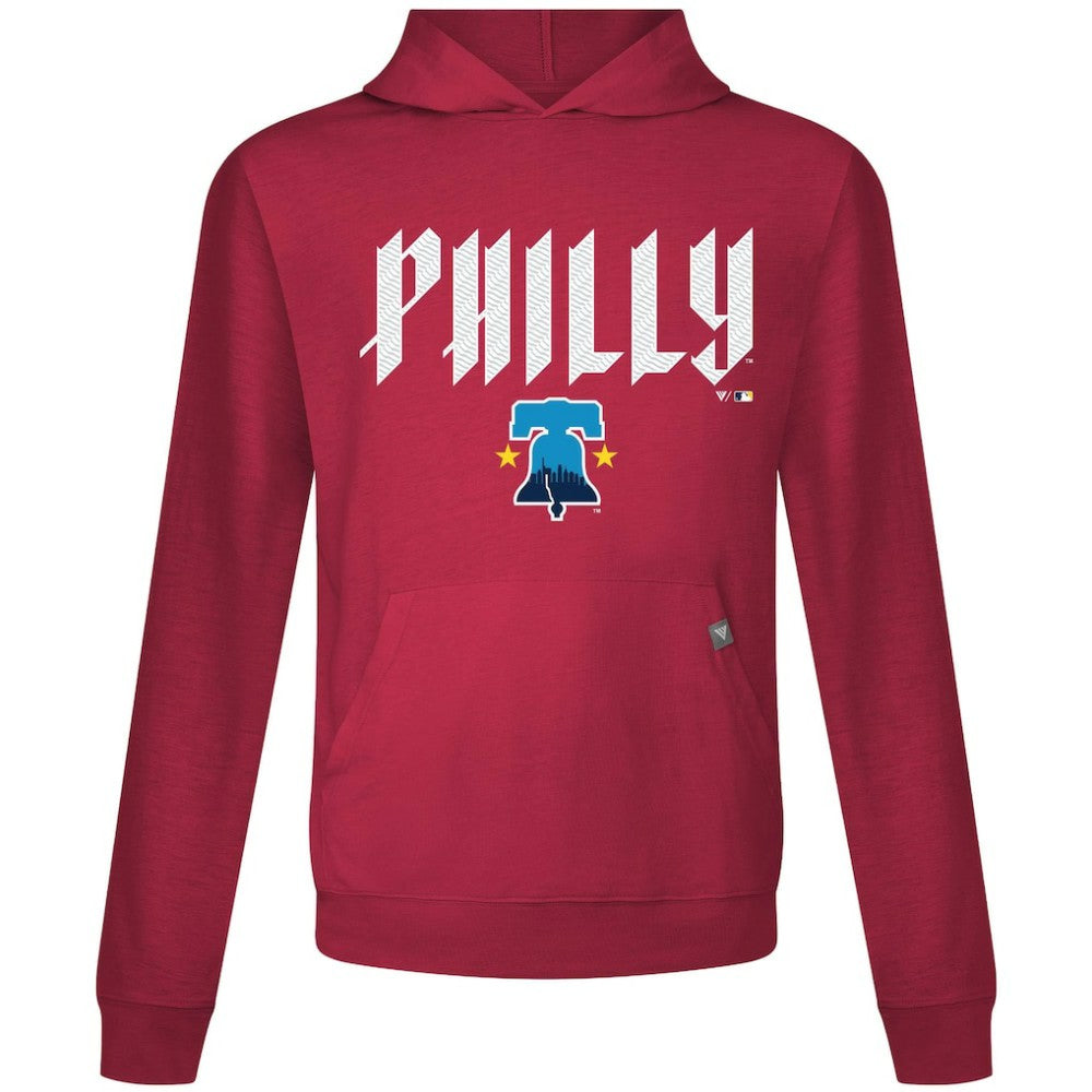 Philadelphia Phillies Levelwear City Connect Relay Back Splash Pullover Hoodie - MLB Hoodies
