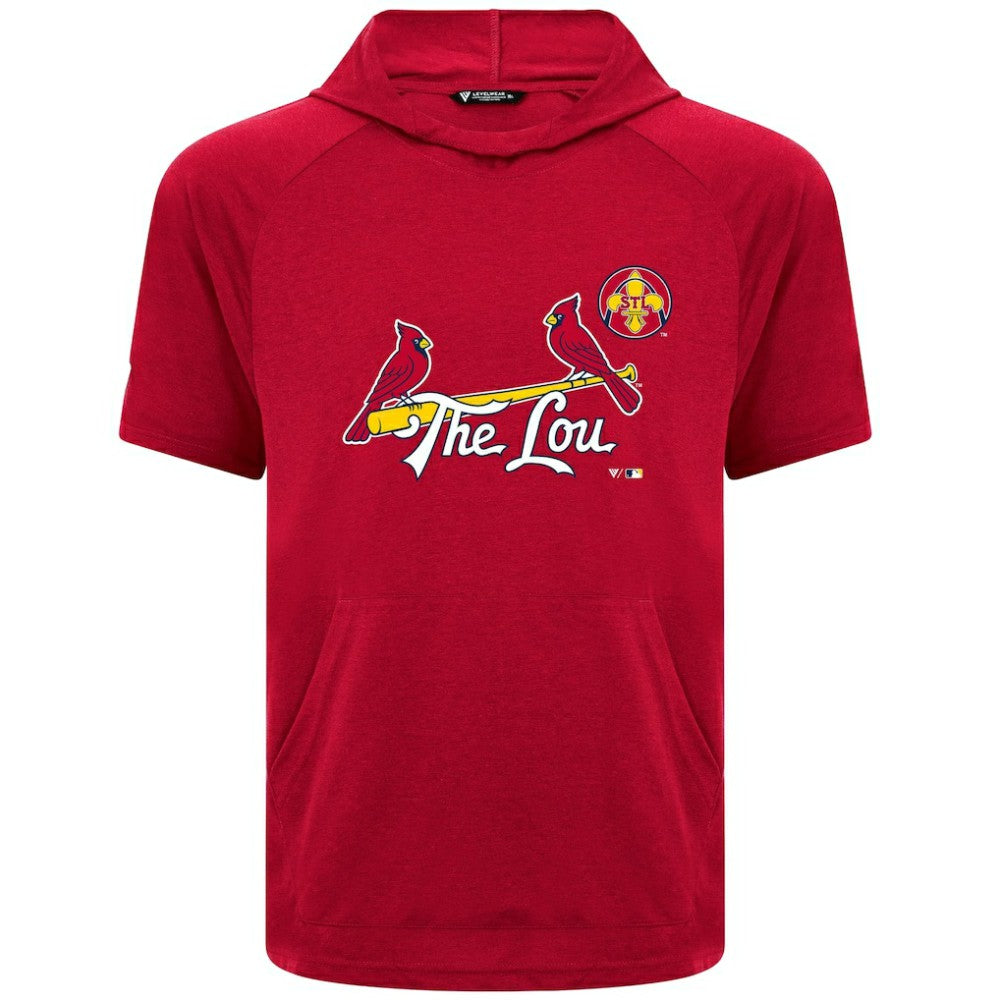 St. Louis Cardinals Levelwear City Connect Phase Core Logo Pullover Hoodie T-Shirt - MLB Hoodies
