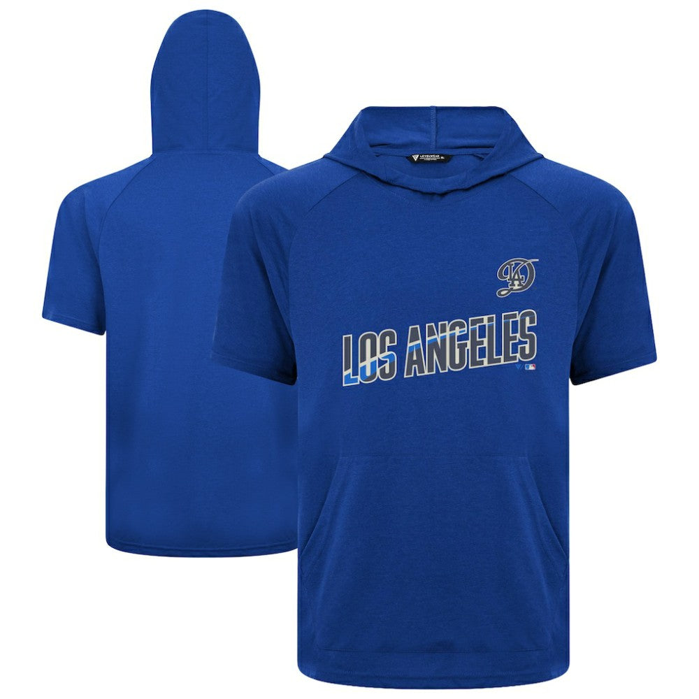 Los Angeles Dodgers Levelwear City Connect Phase Core Logo Pullover Hoodie T-Shirt - MLB Hoodies