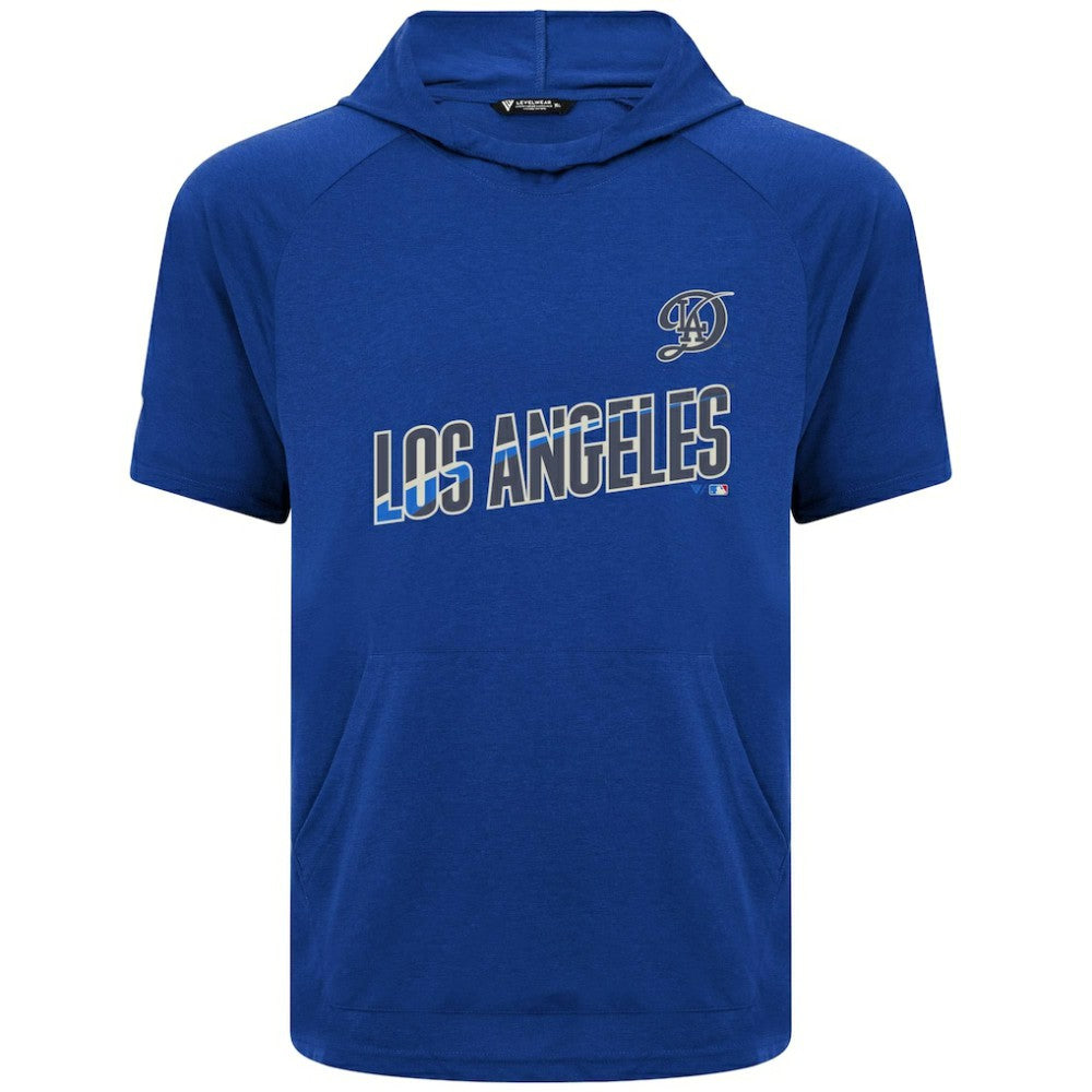 Los Angeles Dodgers Levelwear City Connect Phase Core Logo Pullover Hoodie T-Shirt - MLB Hoodies