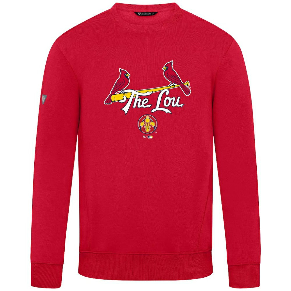 St. Louis Cardinals Levelwear City Connect Zane Back Splash Sweatshirt - MLB Sweatshirts