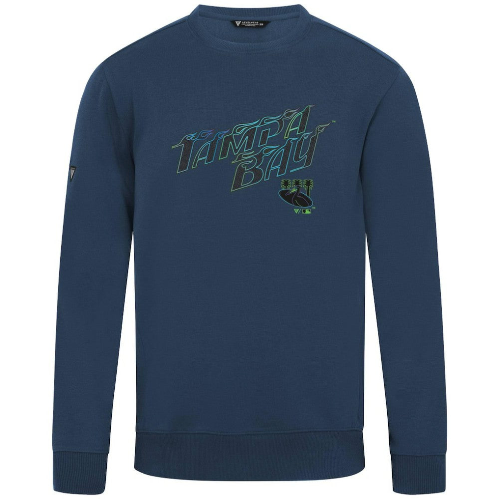 Tampa Bay Rays Levelwear City Connect Zane Back Splash Sweatshirt - MLB Sweatshirts