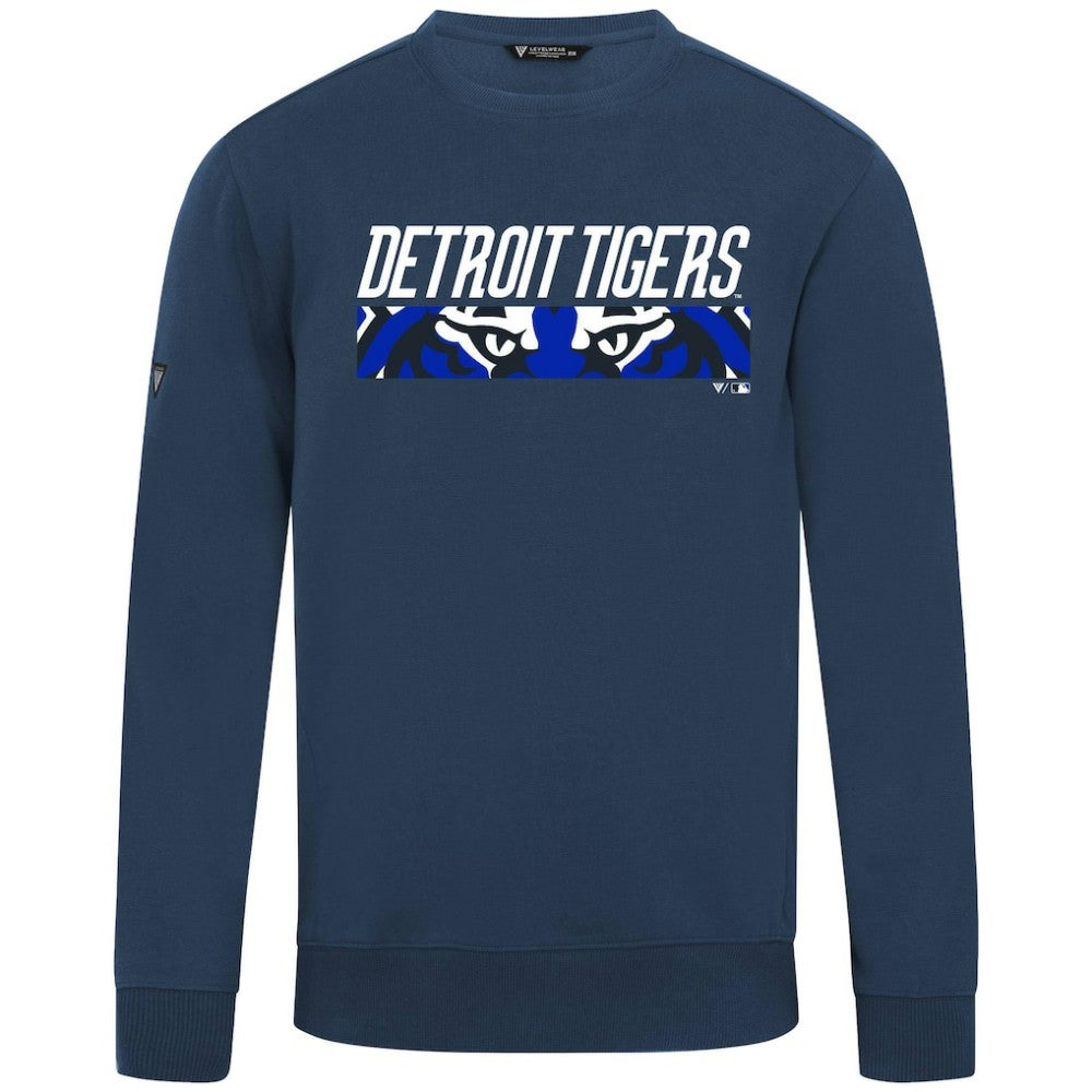 Detroit Tigers Levelwear City Connect Zane Back Splash Sweatshirt - MLB Sweatshirts