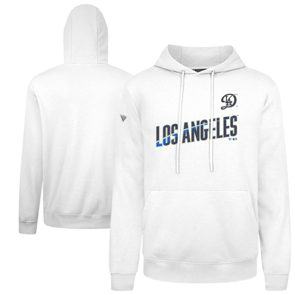 Los Angeles Dodgers Levelwear City Connect Podium Core Logo Pullover Hoodie - MLB Hoodies