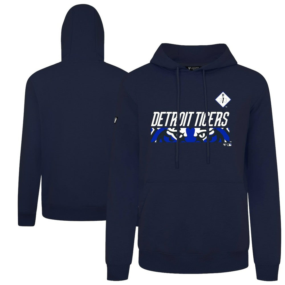 Detroit Tigers Levelwear City Connect Podium Core Logo Pullover Hoodie - MLB Hoodies
