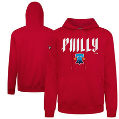 Philadelphia Phillies Levelwear City Connect Podium Back Splash Pullover Hoodie - MLB Hoodies