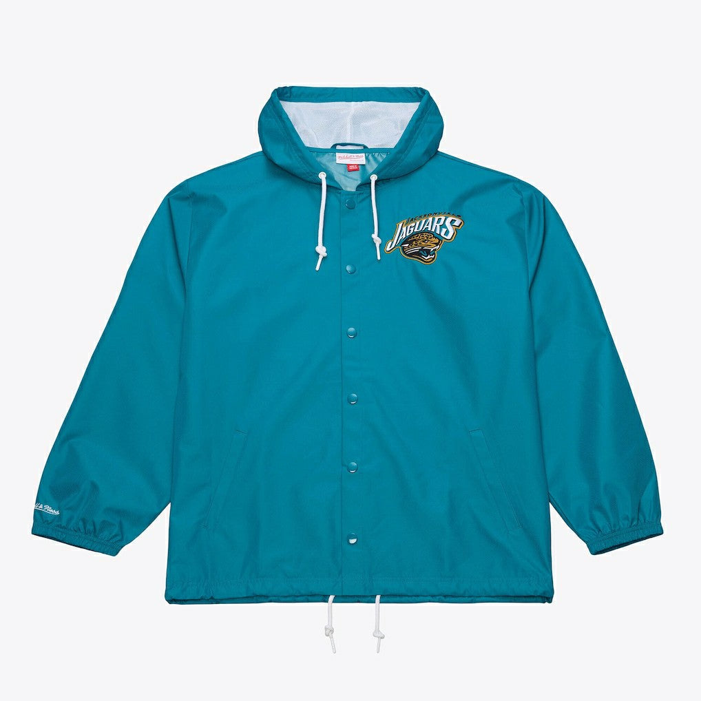 Jacksonville Jaguars Coaches Full-Snap Hooded Windbreaker Jacket | NFL Outlet