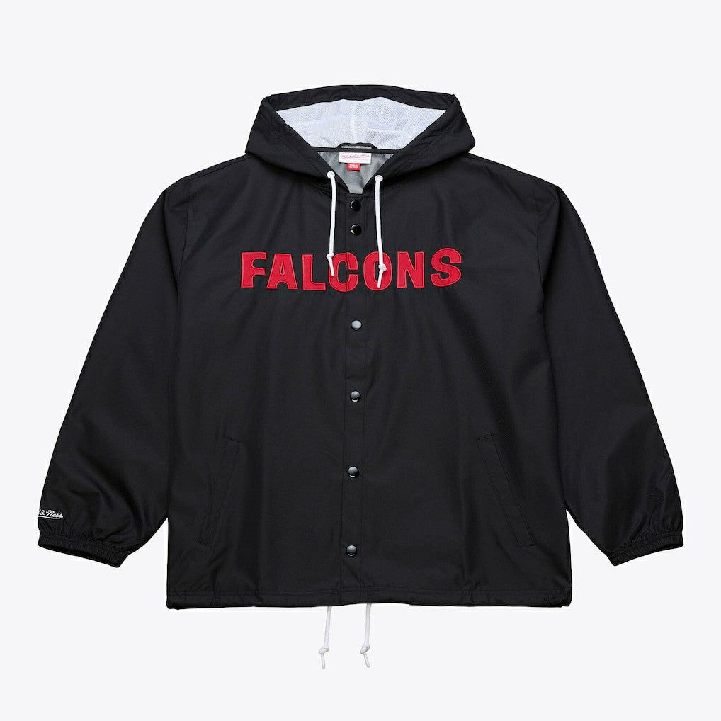 Atlanta Falcons Coaches Full-Snap Hooded Windbreaker Jacket | NFL New
