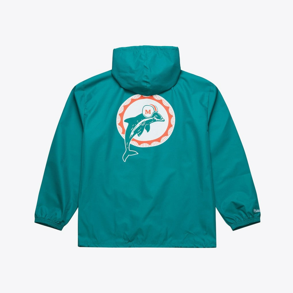 Miami Dolphins Coaches Full-Snap Hooded Windbreaker Jacket | NFL Sale