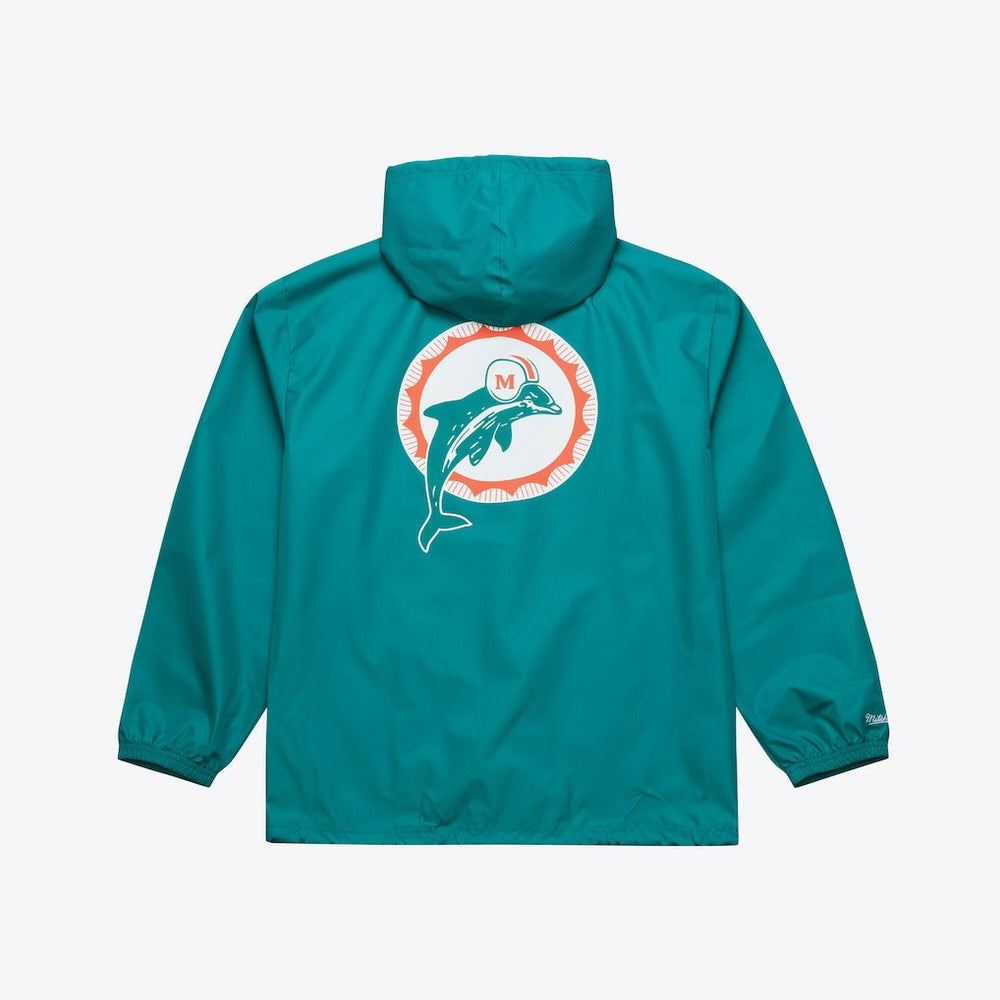 Miami Dolphins Coaches Full-Snap Hooded Windbreaker Jacket | NFL Sale