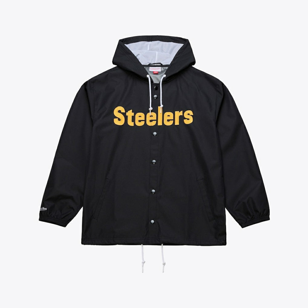 Pittsburgh Steelers Coaches Full-Snap Hooded Windbreaker Jacket | NFL Near me