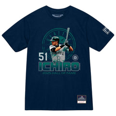 Ichiro Suzuki Seattle Mariners Mitchell & Ness Hall of Fame Hitter T-Shirt - MLB T-shirts