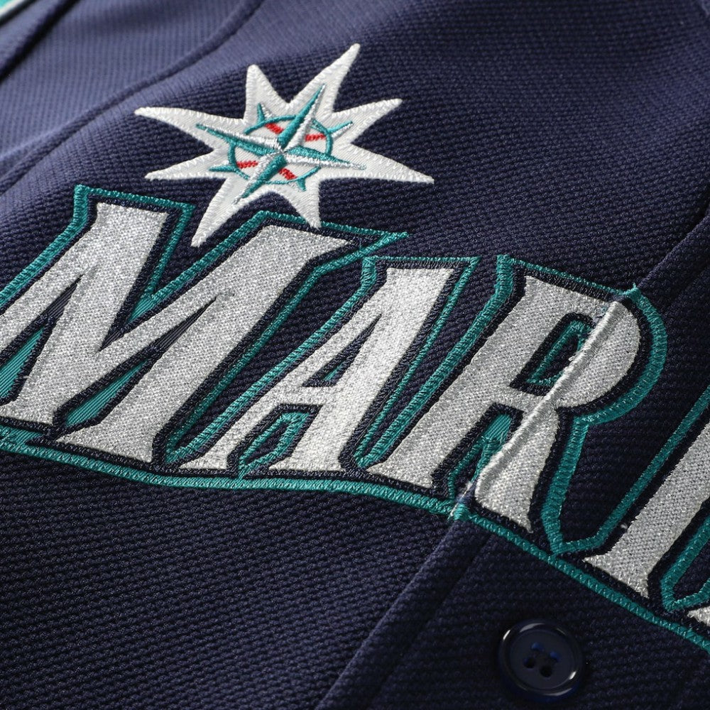 Ichiro Suzuki Seattle Mariners Mitchell & Ness 2006 Cooperstown Mesh Batting Practice Button-Up Jersey - MLB Jerseys