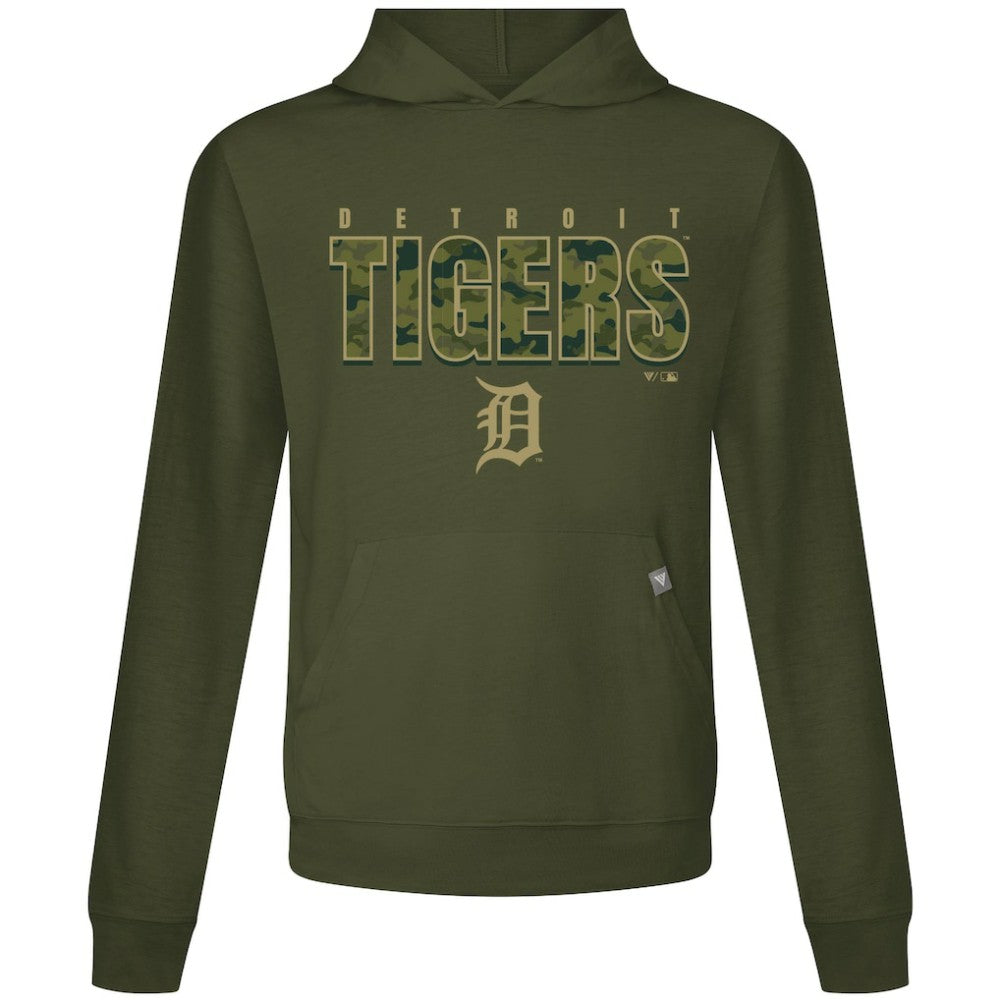 Detroit Tigers Levelwear Relay Protect Pullover Hoodie - MLB Hoodies