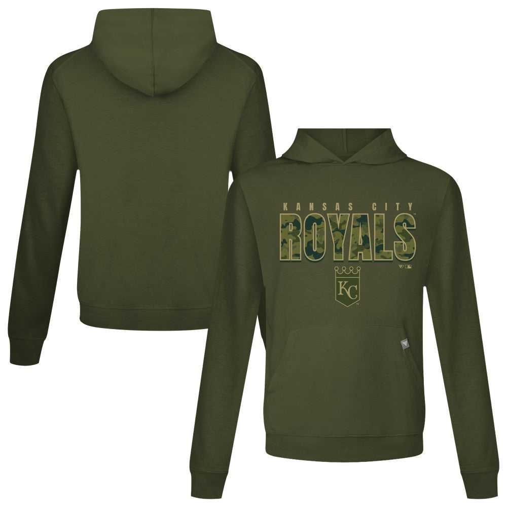 Kansas City Royals Levelwear Relay Protect Pullover Hoodie - MLB Hoodies