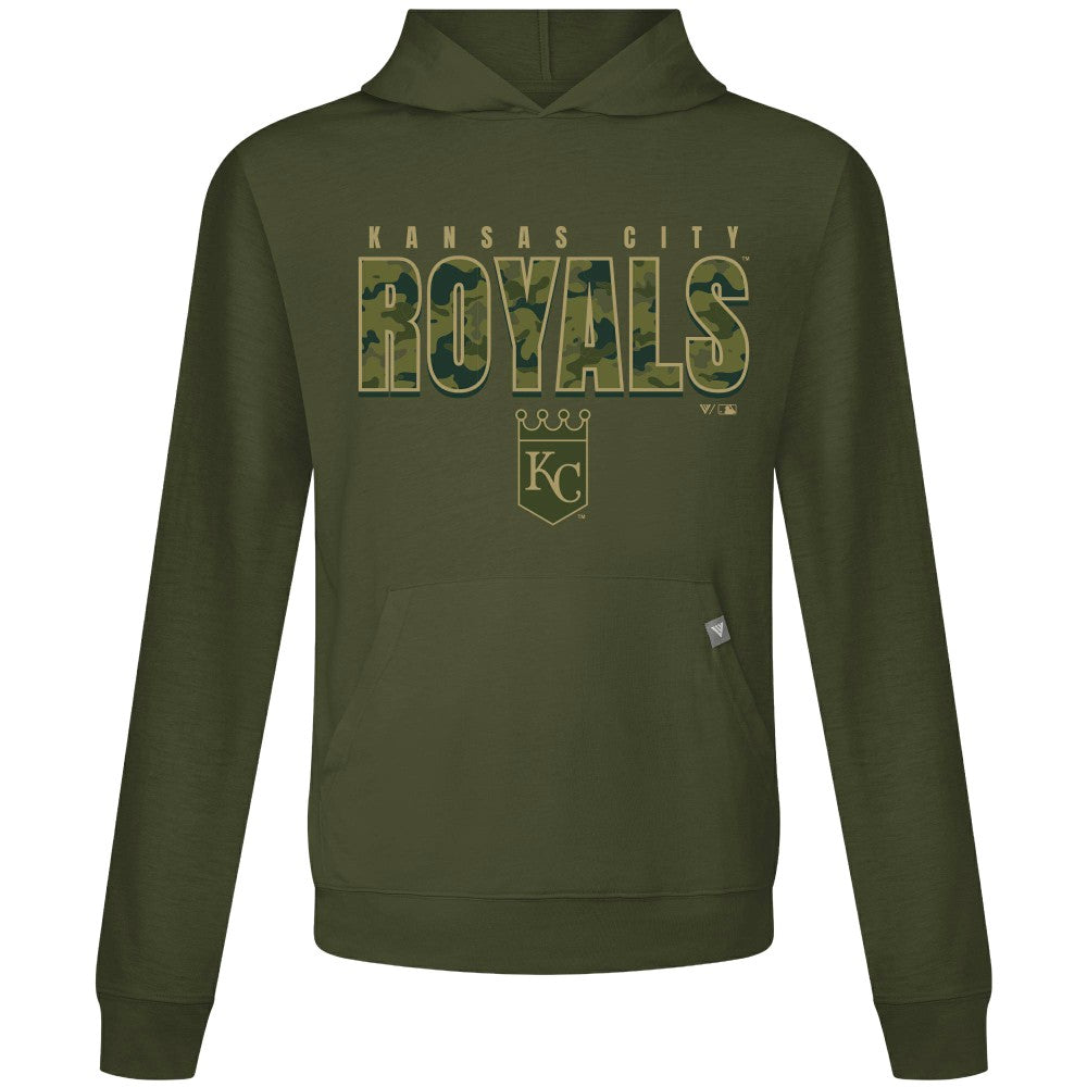 Kansas City Royals Levelwear Relay Protect Pullover Hoodie - MLB Hoodies